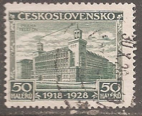 Чехословаччина Чехословакия ^/--/^ Чехословакия 1928 Sc.144 гаш. ^_^^^ Чехословаччина 1928 Sc.144 гаш. - фото фото фото