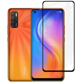 Чохли, бампера Чехлы, бампера ^/--/^ Захисне скло Fiji Premium для Tecno Spark 5 Pro (KD /--/ 7) повне проклеювання Anti-Static чорний ^_^^^ Защитное стекло Fiji Premium для Tecno Spark 5 Pro (KD /--/ 7) полное проклеивание Anti-Static черный - фото фото фото