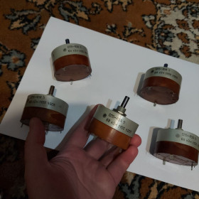 Резистори Резисторы ^/--/^ Резистор переменный СП /--/ 5-40, 68 кОм, 5 Вт, Новие, одна партия! Смотрите по фото/описание! Мегаредкость! Лот 1 шт. ^_^^^ Резистор змінний СП /--/ 5-40, 68 кОм, 5 Вт, Нові, одна партія! Дивіться по фото / опис! Мегаредкость! Лот 1 шт. - фото фото фото