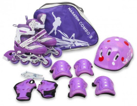 Дитячі ролики та скейти Детские ролики и скейты ^/--/^ Набор Maraton Combo S (30-33) purple (Сиреневые) (695) ^_^^^ Набір Maraton Combo S (30-33) purple (Сиренєві) (695) - фото фото фото