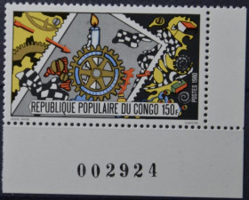 Інше Другое ^/--/^ Конго Международные организации Ротари 1980 ^_^^^ Конго Міжнародні організації Ротарі 1980 - фото фото фото