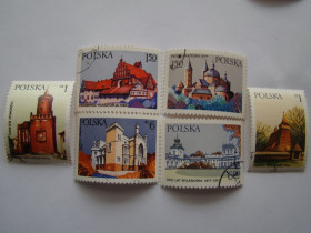 Польща Польша ^/--/^ Польша, Михель, Польша 2019, 2531-2536, Здания. ^_^^^ Польща, Міхель, Польща 2019, 2531-2536, Будівлі. - фото фото фото