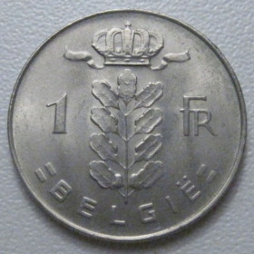 Бельгія Бельгия ^/--/^ Бельгія 1 франк 1973 року Belgie 42642 ^_^^^ Бельгия 1 франк 1973 года Belgie 42642 - фото фото фото