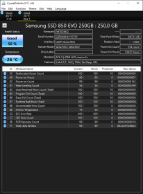 Флешки, зовнішні HDD, диски Флешки, внешние HDD, диски Твердотільні SSD-накопичувачі Твердотельные SSD-накопители ^/--/^ SSD SAMSUNG 2.5 SATA 250 /--/ GB. 56%. - фото