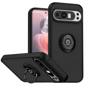 Чохли, бампера Чехлы, бампера ^/--/^ Чохол Fiji Colorframe для Google Pixel 10 матовий бампер з кільцем підставкою Black ^_^^^ Чехол Fiji Colorframe для Google Pixel 10 матовый бампер с кольцом подставкой Black - фото фото фото