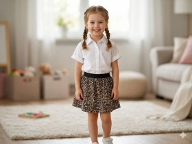 Спідниці Юбки ^/--/^ Спідниця леопардова для дівчинки osh kosh ^_^^^ юбка леопардова для девочки osh kosh - фото фото фото
