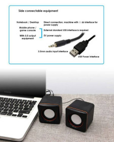 Колонки акустика Колонки, акустика ^/--/^ Колонки для комп&amp;#039;ютера, ноутбука USB міні-динамік D-02 /--/ L ^_^^^ Колонки для компьютера #039; компьютера, ноутбука ПКD-02 /--/ а - фото фото фото