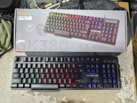 Клавіатури Клавиатуры ^/--/^ Игровая клавиатура с подсветкой RGB GamePro GK /--/ 380 USB № 26300714 ^_^^^ Ігрова клавіатура з підсвічуванням RGB GamePro GK /--/ 380 USB No 26300714 - фото фото фото