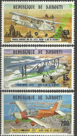 Джибуті Джибути ^/--/^ Джибути 1978 транспорт авиация 3 /--/ м. ^_^^^ Джибуті 1978 транспорт авіація 3 /--/ м. - фото фото фото