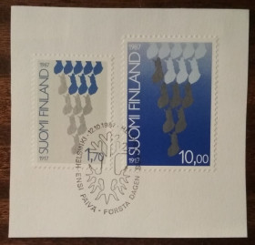 Скандинавія Скандинавия ^/--/^ Финляндия 70-летие Независимости 1987 ^_^^^ Фінляндія 70-річчя Незалежності 1987 - фото фото фото