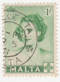 Мальта Мальта ^/--/^ Мальта  1950 г..№ 219 гашеная ^_^^^ Мальта 1950 р. No 219 гашена - фото фото фото