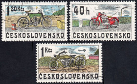 Чехословаччина Чехословакия ^/--/^ Чехословаччина 1975 - Історія мотоциклобудування  (Г) ^_^^^ Чехословакия 1975 - История мотоциклостроения (Г) - фото фото фото