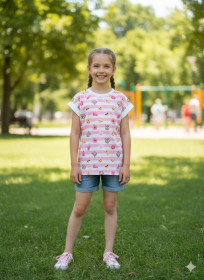 Футболки, майки Футболки, майки ^/--/^ Футболка для дівчинки підлітка YD 8-13 років. Футболка для девочки. 4609 ^_^^^ Футболка для девочки подростка YD 8-13 лет. Футболка для девочки. 4609 - фото фото фото