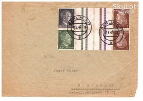 Європа Европа ^/--/^ ZM Германия - Рейх 1942 г  - конверт - марки!!! - гашение Берлин - ^_^^^ ZM Німеччина - Рейх 1942 р - конверт - марки!!! - фото фото фото