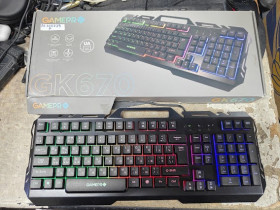 Клавіатури Клавиатуры ^/--/^ Игровая клавиатура с подсветкой RGB GamePro GK /--/ 670 USB № 26300729 ^_^^^ Ігрова клавіатура з підсвічуванням RGB GamePro GK /--/ 670 USB No 26300729 - фото фото фото