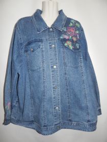 Куртки Куртки ^/--/^ Куртка джинсовая женская Vintage alfred dunner, UKR 54-56 008 /--/ DG (в указанном размере, только 1 шт) ^_^^^ Куртка джинсова жіноча Vintage alfred dunner, UKR 54-56 008 /--/ DG (у зазначеному розмірі, тільки 1 шт) - фото фото фото