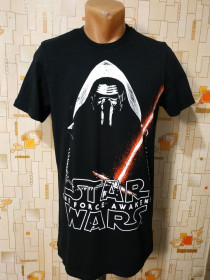 Футболки, майки Футболки, майки ^/--/^ Футболка чоловіча чорна STAR WARS коттон p-p S ^_^^^ Футболка мужская черная STAR WARS коттон p-p S - фото фото фото