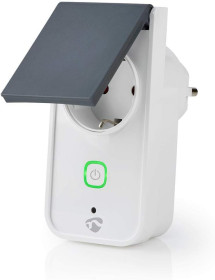 Розетки, вимикачі Розетки, выключатели ^/--/^ Лот № 15515 Nedis SmartLife - Розумна розетка WLAN - IP /--/ 44 - Вимірювач потужності - Інтегрована в додаток Nedis SmartLife - Сумісний з Amazon Alexa та Google Home - фото фото фото