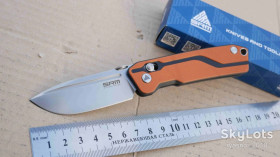 Ножі, мультітули Ножи, мультитулы ^/--/^ SRM 7228-GJ, D /--/ 2 Satin, Orange and Black G /--/ 10, Ceramic Ball Bearing, Outdoor, Tactical, EDC, Ambi Lock - фото фото фото