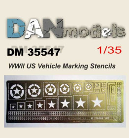 Військова техніка Военная техника ^/--/^ Danmodel 35547 - Трафарет . Тема - WW /--/ 2. знаки обозначения американской бронетехники 1/35 ^_^^^ Danmodel 35547 - Трафарет . Тема - WW /--/ 2. знаки позначення американської бронетехніки 1/35 - фото фото фото