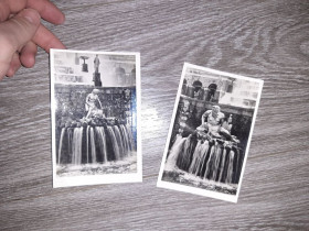 СРСР СССР ^/--/^ Открытка Петродворец Фонтан Нева Волхов 1961 /--/ г.  СССР 2 шт ^_^^^ Листівка Петродворець Фонтан Нева Волхов 1961 /--/ р. СРСР 2 шт - фото фото фото