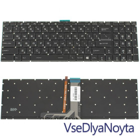 Клавіатури Клавиатуры ^/--/^ Клавиатура для ноутбука MSI (GV /--/ 62, GT /--/ 62) rus, black, без фрейма, подсветка клавиш  (ОРИГИНАЛ) ^_^^^ Клавіатура для ноутбука MSI (GV /--/ 62, GT /--/ 62) rus, black, без фрейму, підсвічування клавіш (ОРИГИНАЛ) - фото фото фото