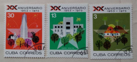 Острівні держави Островные государства ^/--/^ Куба 1973 г - 20-летие революции ^_^^^ Куба 1973 — 20-річчя революції - фото фото фото