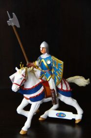 Фігурки, солдатики Фигурки, солдатики ^/--/^ рыцарь с алебардой на коне PAPO Франция 90-100 /--/ мм ^_^^^ Лицар з алебардою на коні PAPO Франція 90-100 мм - фото фото фото
