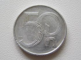 Чехія Чехия ^/--/^ Чехия 50 геллеров 1993 года 29630 ^_^^^ Чехія 50 геллерів 1993 року 29630 - фото фото фото