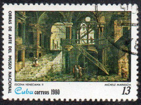 Острівні держави Островные государства ^/--/^ Куба 1980 - Картини Національного Музею  (Г) ^_^^^ Куба 1980 - Картины Национального Музея (Г) - фото фото фото