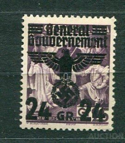 Польща Польша ^/--/^ Польша Генералгубернаторство 3 /--/ й рейх MNH A-976 ^_^^^ Польща Генералгубернаторство 3 /--/ й Рейх MNH A-976 - фото фото фото