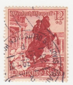 Третій Рейх (-) Третий Рейх (-) ^/--/^ Германия   ( Рейх) 1938 г. №  672 гашеная ^_^^^ Німеччина (Рейх) 1938 р. No 672 гашена - фото фото фото