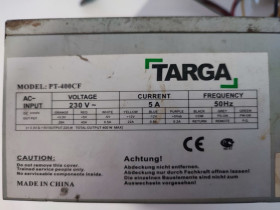 Блоки живлення Блоки питания ^/--/^ Блок живлення TARGA Model: PT-400 /--/ CF 400 /--/ W 120 FAN є 6 PIN ^_^^^ Блок питания TARGA Model: PT-400 /--/ CF 400 /--/ W 120 FAN есть 6 PIN - фото фото фото