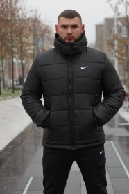 Куртки Куртки ^/--/^ Куртка зимняя мужская &amp;quot;Frost&amp;quot; Nike черная M ^_^^^ Куртка зимова чоловіча &amp;quot;Frost &amp;quot; Nike чорна M - фото фото фото