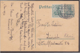 Європа Европа ^/--/^ Германия 1916 КЛАССИКА СТАНДАРТ ПОЧТА ПОЧТОВЫЙ ДОКУМЕНТ МАРКИРОВАННАЯ ПК ЗЕЛЁНАЯ МАРКА 5 /--/ Pf+доплатная ^_^^^ Німеччина 1916 КЛАСИКА СТАНДАРТ ПОШТОВИЙ ДОКУМЕНТ МАРКОВАНА ПК ЗЕЛЕНА МАРКА 5 /--/ Pf+доплатна - фото фото фото
