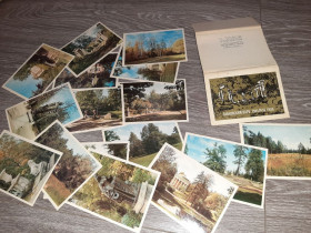 СРСР СССР ^/--/^ Набор открыток СССР Павловский парк 16 /--/ шт 1972 /--/ г ^_^^^ Набір листівок СРСР Павловський парк 16 /--/ шт 1972 - фото фото фото