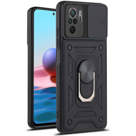 Чохли, бампера Чехлы, бампера ^/--/^ Чохол Fiji Camera Defence для Xiaomi Redmi Note 10 Pro бампер із захистом камери та підставкою Black ^_^^^ Чехол Fiji Camera Defence для Xiaomi Redmi Note 10 Pro бампер с защитой камеры и подставкой Black - фото фото фото