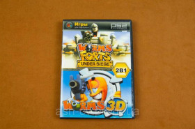 Диски з відеоіграми Диски с видеоиграми ^/--/^ Диск для Playstation 2 (Для чіпованих приставок), ігри WORMS Forts, WORMS 3 /--/ D ^_^^^ Диск для Playstation 2 (Для чипированных приставок), игры WORMS Forts, WORMS 3 /--/ D - фото фото фото