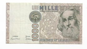 Італія, Ватикан Италия, Ватикан ^/--/^ Италия 1000 лир 6 января 1982 Марко Поло, signatures Ciampi &amp;amp; Stevani ^_^^^ Італія 1000 лір 6 січня 1982 Марко Поло, signatures Ciampi &amp;amp; Stevani - фото фото фото