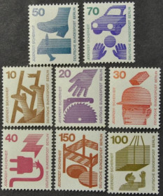 Інше Другое ^/--/^ ФРГ Безопасность в быту и на производстве 1972 ^_^^^ ФРН Безпека в побуті і на виробництві 1972 - фото фото фото