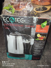 Електрочайники Электрочайники ^/--/^ Електрочайник EcoTec.China.Б.У ^_^^^ Электрочайник EcoTec. China. Б. У - фото фото фото