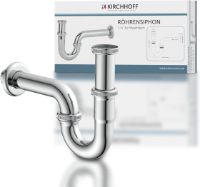 Умивальники Умывальники ^/--/^ Трубний сифон для умивальника KIRCHHOFF 1 1/4&amp;quot;, хром, арт. 9880110 ^_^^^ Трубный сифон для умывальника KIRCHHOFF 1 1/4&amp;quot;, хром, арт. 9880110 - фото фото фото