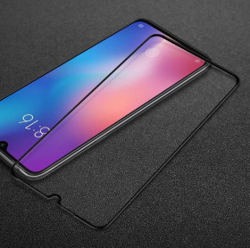 Чохли, бампера Чехлы, бампера ^/--/^ Захисне скло для Xiaomi Mi 9 Full Сover чорний 0,3 мм в упаковці ^_^^^ Защитное стекло для Xiaomi Mi 9 Full Сover черный 0,3 мм в упаковке - фото фото фото