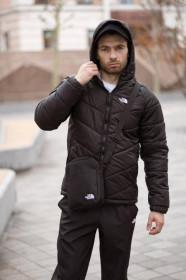 Куртки Куртки ^/--/^ Комплект мужской: куртка Active TNF черная + штаны TNF черные. БАРСЕТКА TNF У ПОДАРУНОК! ^_^^^ Комплект чоловічої: куртка Active TNF чорна + штани TNF чорні. БАРСЕТКА TNF У ПОДАРУНОК! - фото фото фото