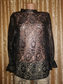 Кофти Кофты ^/--/^ Красивая женская кружевная, гипюровая кофта, блузка, джемпер 12 р. Peacocks ^_^^^ Красива жіноча мережева, гіпюрова кофта, блузка, джемпер 12 р. Peacocks - фото фото фото