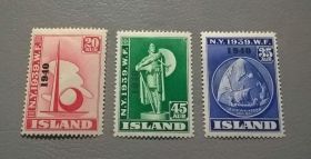 Скандинавія Скандинавия ^/--/^ Исландия Надпечатка 1940 ^_^^^ Ісландія Надпечатка 1940 - фото фото фото