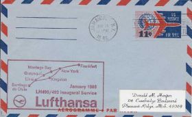 Америка Америка ^/--/^ США 1966 ПЕРВЫЙ ПОЛЁТ LH /--/ 490/492 САНТЬЯГО-ФРАНКФУРТ САМОЛЁТ АВИАЦИЯ ВОЗДУШНЫЙ ТРАНСПОРТ АГ ^_^^^ 1966 — перший політ LH /--/ 490/492 Сантьяго-Франкфурт літак авіація повітряний транспорт - фото фото фото