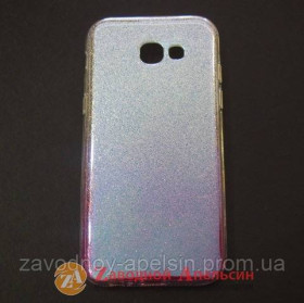 Чохли, бампера Чехлы, бампера ^/--/^ Samsung A /--/ 5 2017 A /--/ 520 чехол Rainbow блестки ^_^^^ Samsung A /--/ 5 2017 A /--/ 520 чохол Rainbow блискавки - фото фото фото