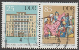 НДР, ФРН ГДР, ФРГ ^/--/^ Германия Німеччина ГДР 1986 ярмарка сцепка ^_^^^ Германия ГДР 1986 ярмарка сцепка - фото фото фото