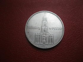 Германія (-) Германия (-) ^/--/^ ГЕРМАНИЯ.2 Марки 1934 г J Кирха с датой 1933 г. ТРЕТИЙ РЕЙХ. СЕРЕБРО. Не частая!            (2) ^_^^^ Германія.2 Марки 1934 J Кірха з датою 1933 р. Третій Рейх. СЕРЕБРО. Не часті! (2) - фото фото фото